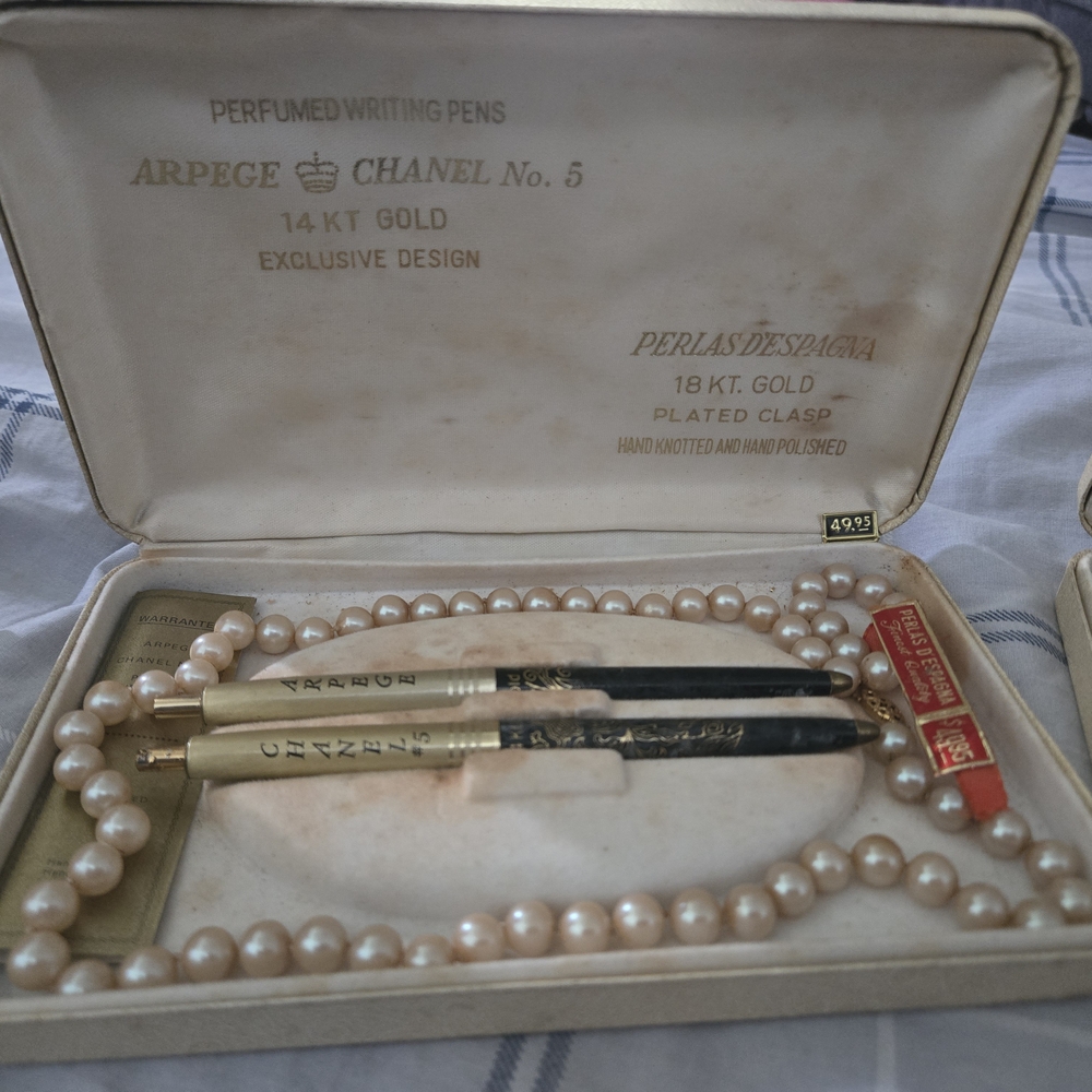 Chanel Arpege No. 5 Gold Perfumed Writing Pens